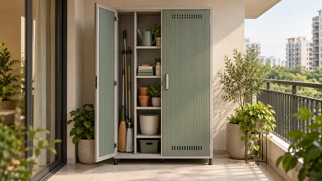 Balcony storage concept