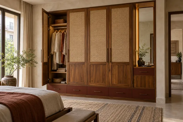 Teak Cane — AI-assisted Wardrobes concept